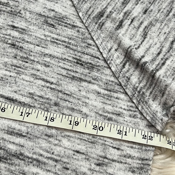 Aerie Oversized Long Sleeve Crewneck Pullover Sweatshirt Marled Grey Size S - Picture 5 of 9